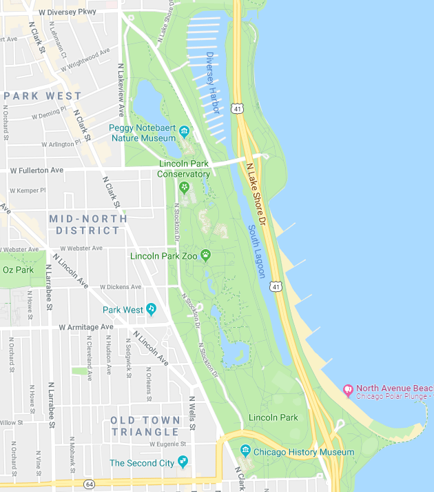 Lakefront Clark Hub Map View Lincoln Park Chamber Of Commerce